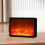 Portable Led Fireplace Lantern Flamless Log Fire Effect Lamp Home Garden 21