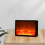 Portable Led Fireplace Lantern Flamless Log Fire Effect Lamp Home Garden 14