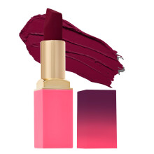Juvia's Place Reds & Berries Velvety Matte Lipsticks The Deep Reds Rude Girl  Dunkelroter, weich-matter Lippenstift, feuchtigkeitsspendend, hochpigm