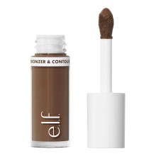 e.l.f. Camo Liquid Bronzer & Contour, Silky Highly Pigmented Formula, Creates a Long-Lasting Bronzed Glow & Natural Look, Vegan & Cruelty-Free, 4 Ligh