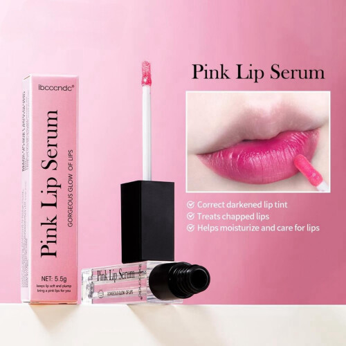 Gloss à Lèvres Magique Changeant de Couleur, Baume à Lèvres Hydratant Rose 1