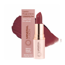 Mineral Fusion Lippenstift Lebendige und wischfreie Lippenfarbe mit Avocadol, Kakaobutter und mehr Langanhaltender veganer Lippenstift FD&C Farbstof