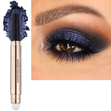 LGSZGDCN Black Bule Lidschattenstift, Creme, glatter Schimmer, einzelner Lidschattenstift, hypoallergen, wasserfest, langlebig, Lidschatten, Textmark