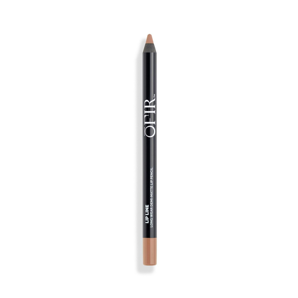 Ofir Longwear Demi-Matte Lip Line | Smudge-Proof Easy Glide Hydrating Long-Lasting Color Precise Application Nude Brown Lip Liner Pencil For