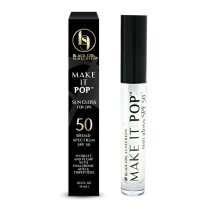 BLACK GIRL SOLCREEN - Make It Pop Sungloss - Revolutionr solbeskyttelse og glans i t - SPF 50 (Clear Skyes)