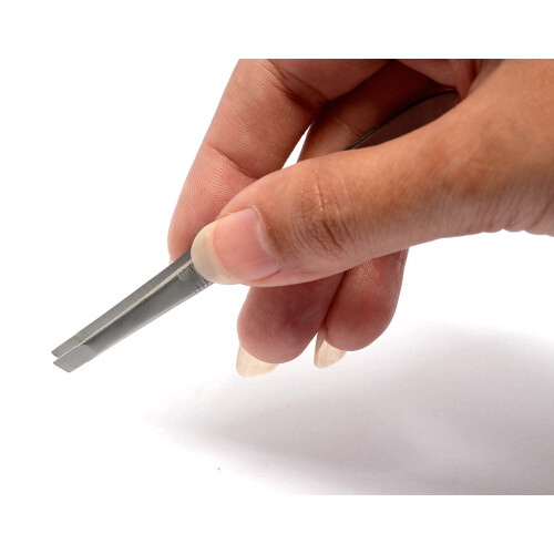 Pina de sobrancelha porttil Spire Small de 9 cm (3,5 polegadas) com ponta inclinada para modelar sobrancelhas pina para arrancar sobrancelhas 2