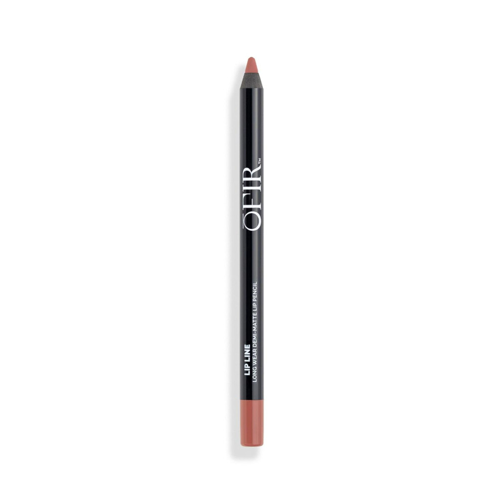 Ofir Longwear Demi-Matte Lip Line | Smudge-Proof, Easy Glide, Hydrating, Long-Lasting Color, Precise Application, Neutral Blush Lip Liner Pencil For D
