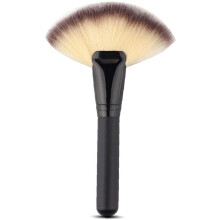 Sort Big Big Fan Top Brush Makeup Tools Fan Concealer Powder Blush N?se Wipe Brush Makeup Tool og andet tilbeh?r Ansigtsb?rster