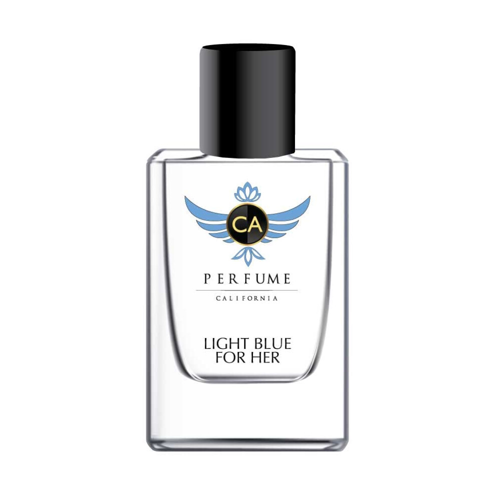 Perfume De Ca Ca Perfume Impression Of Light Blue For Her For Women Fragrance Eau De Parfum Spray Bottle 1.7 Fl Oz/50Ml-X1