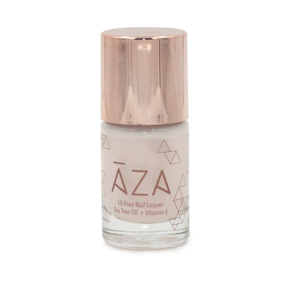 Aza Nail Polish - Vegan 10-Free Cruelty-Free Non-Toxic Chip Resistant Fast Drying Gel Like Off White Cream Neutral Gorgeous Shades (Godd