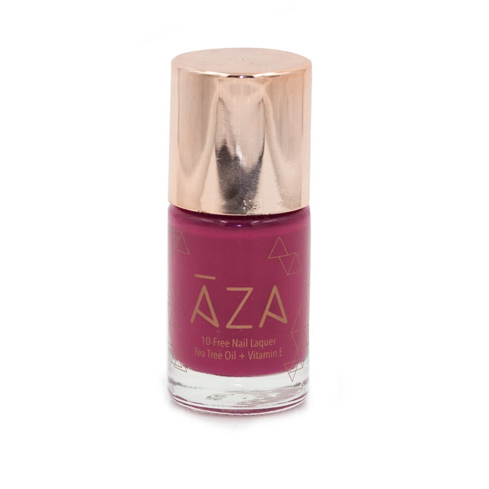 Aza Nail Polish - Vegan 10-Free Cruelty-Free Non-Toxic Chip Resistant Made In Usa Deep Magenta Pink Gorgeous Shades (No Love For Scrubs)