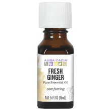 Aura Cacia, Reines Ätherisches Öl, Frischer Ingwer, 0,5 fl oz (15 ml)