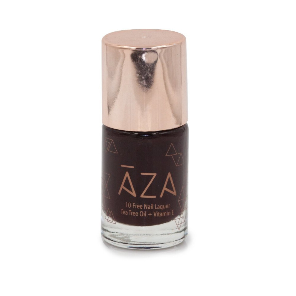 Aza Nail Polish - Vegan 10-Free Cruelty-Free Non-Toxic Chip Resistant Fast Drying Gel-Like Vampy Dark Red Gorgeous Shades (Boss Lady)