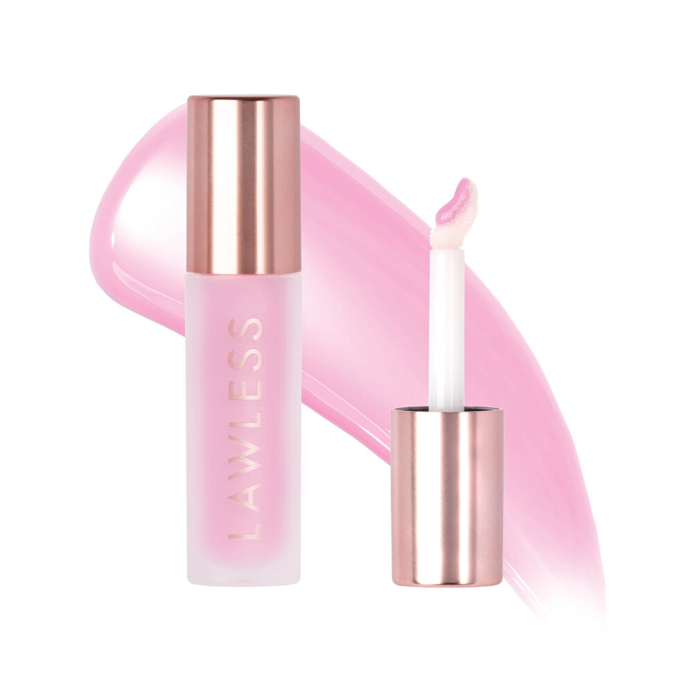 Lawless Forget The Filler Lip Plumping Line Smoothing Gloss - Strawberry Milkshake-image-OPC-PHXPK8Y-NEW