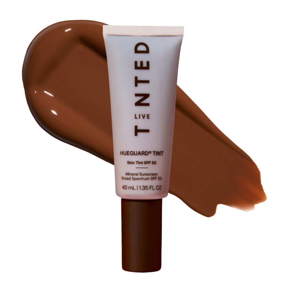 Photos - Cream / Lotion Live Tinted Hueguard Skin Tint SPF 50 - Tinted Mineral Sunscreen with Light-Medium Buildable Coverage With a Hydrating and R