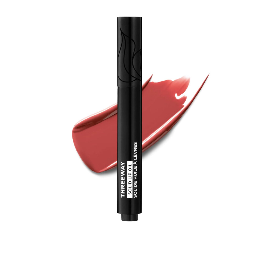 Deck of Scarlet Threeway Solid Lip Oil  Vegan Formula With Hyaluronic Acid and Hydrating Oil Blend  Glossy Finish - Natural Nectar-image-OPC-PHXPKHS-NEW