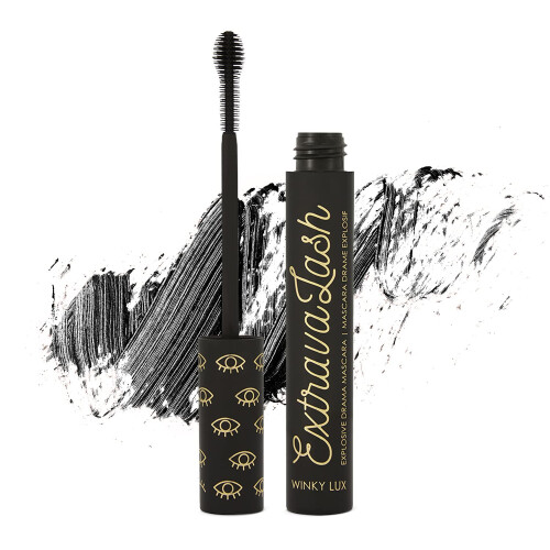 Winky Lux ExtravaLash Mascara Mscara Volumosa e Mscara Alongadora - Black Mascara Eye Makeup