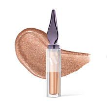 URBAN DECAY 24/7 Glaze-On Liquid Eyeshadow (Space Cowboy Intense  Light Champagne Gold Shimmer), knitterfreies Glitzer-Augen-Make-up mit integrierte