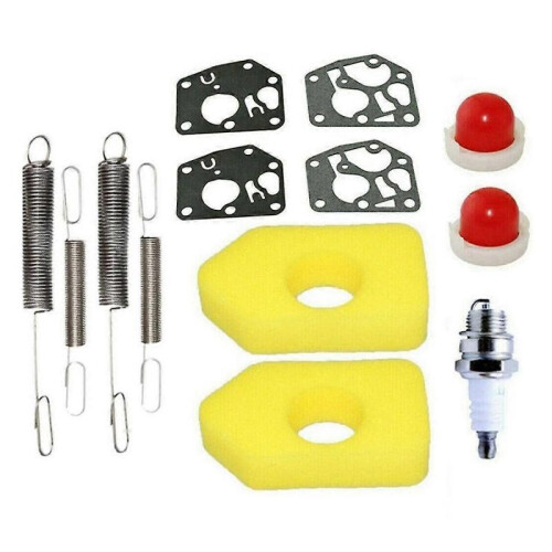 1set Air Filter Primer Bulb Spring Diaphragm Gasket Spark Plug for Sprint And Classic Series Engine 1
