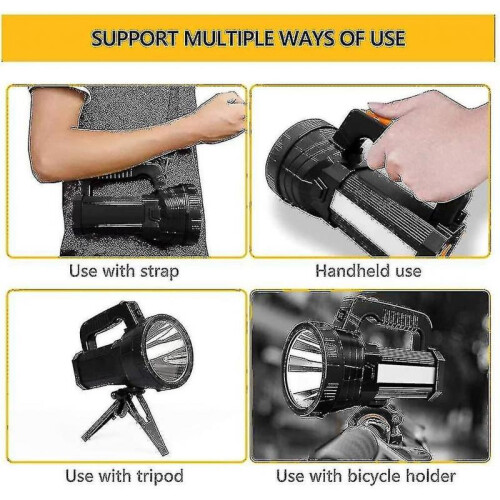 15000 Lumens Rechargeable Super Bright Led Flashlight with 6 Light Modes 1