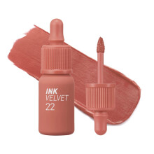 Peripera Ink the Velvet Lip Tint - Cor de alta pigmentao Longwear Sem peso No testado em animais Sem glten Sem parabenos (022 BOUQUET NUDE (N