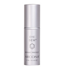 ARCONA Eye Dew - Maslo Shea, Kwas hialuronowy + Ciekle krysztaly Wypelniaja linie + Zmarszczki Nawilzaja, chronia 0,3 oz. Wyprodukowano w USA