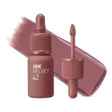 Peripera Ink the Velvet Lip Tint - Hoge Pigmentkleur, Langdurig, Lichtgewicht, Dierproefvrij, Glutenvrij, Parabenvrij (042 PINKISH NUDE (NIEUW))