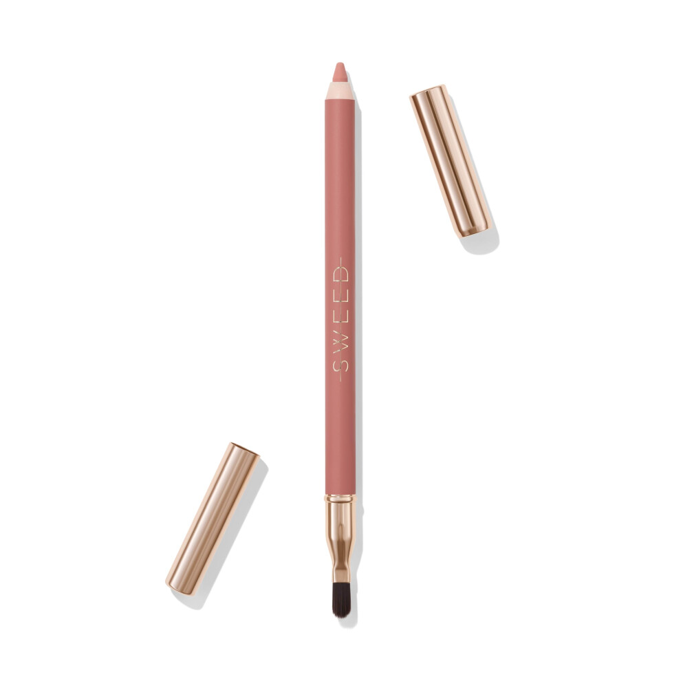 Sweed - Lip Liner Pencil | Color-Rich Smudge + Feathering-Free | Jojoba Seed Oil To Moisturize + Nourish | Vegan Cruelty-Free Clean Beauty (Ba