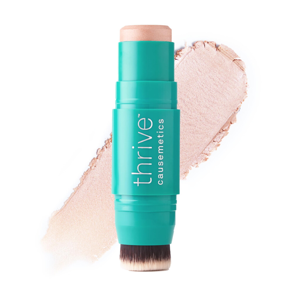 Thrive Causemetics Triple Threat Color Stick: Cream Highlighter Stick with Vitamin E  Evening Primrose Oil  Waterproof Smudge Proof Face Makeup F-image-OPC-PHXPMDN-NEW