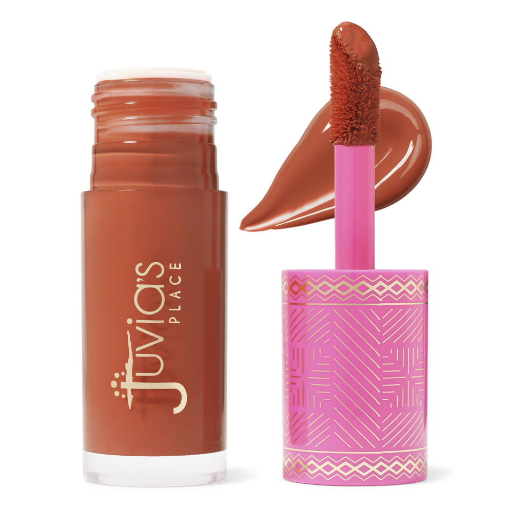 Juvia's Place Blushed Liquid Blush Coralrose - Dewy Tint Cheeks Makeup Glow Pigment Effortless Beauty Long Lasting Cosmetics Soft Creamy Natural