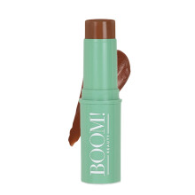 BOOM Beauty Boom Stick Bronzer: 3-in-1-Creme-Rougestift fr Augen, Lippen und Wangen, langanhaltender, mischbarer und aufbauender veganer Lippenstift