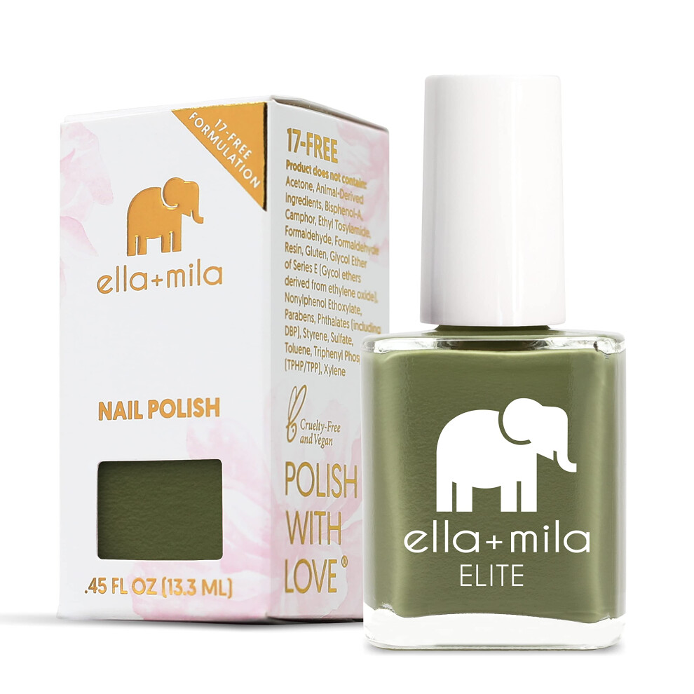 Ella+Mila Professional Quick Dry Nail Polish - Long-Lasting & Chip-Resistant (Elite Collection B - Paradise Isle - 0.45 Fl Oz)