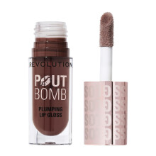 Revolution Beauty Pout Bomb Plumping Lipgloss High-Shine fr glnzende, vollere und pralle Lippen mit Hyaluronsure und Peptiden, vegan und tierversu