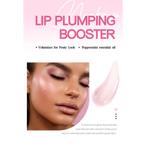Easilydays Gloss Lip Plumper Brillant Hydratant, Volume, Haute Brillance, Makeup Lèvres 1