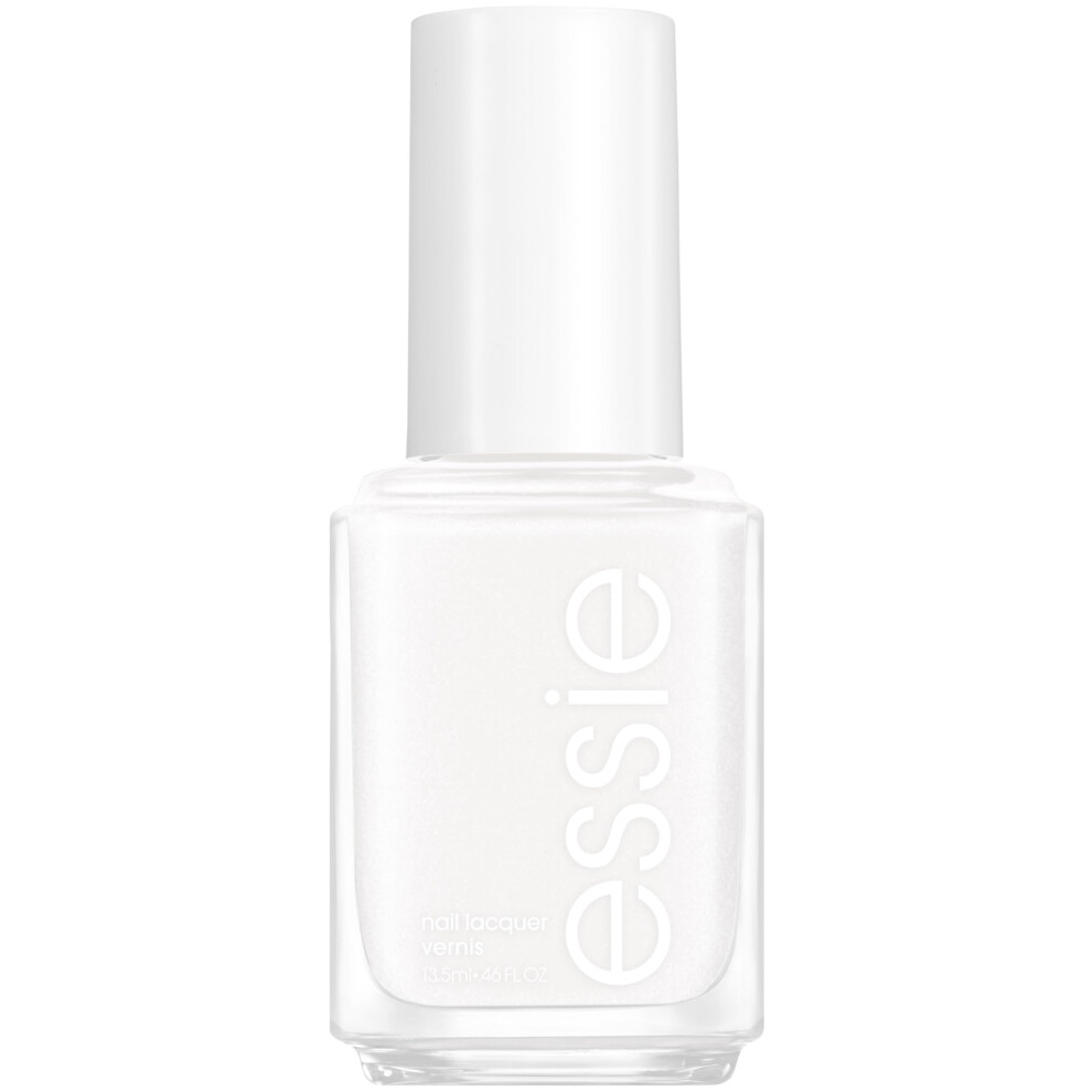 New Essie Nail Polish Salon-Quality Nail Polish Be Them All Vegan Stay Fluid 0.46 Fl Oz White 598