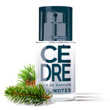 SOLINOTES Zedernholzparfm fr Herren  Eau de Parfum | Raffinierter holziger und beruhigender Duft  Hergestellt in Frankreich  Vegan  0,5 fl.oz