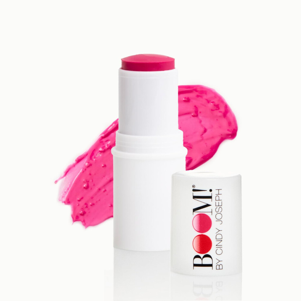 Boom! By Cindy Josep Cream Boom! By Cindy Joseph Boomstick Y Blush Stick And Lipstick - Long Wearing Blendable And Buildable Color - Vegan Multistick For Cheeks & Lips For