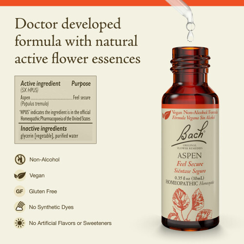 Bach, Original Blüten-Essenzen, Espe, 0,35 fl oz (10 ml) 1