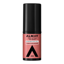 Almay Lip and Cheek Tint Color & Care Tint Stick Multi-Use Moisturizing Blush e Lip Color Dewy Finish 200 Coral Flush 0,25 oz