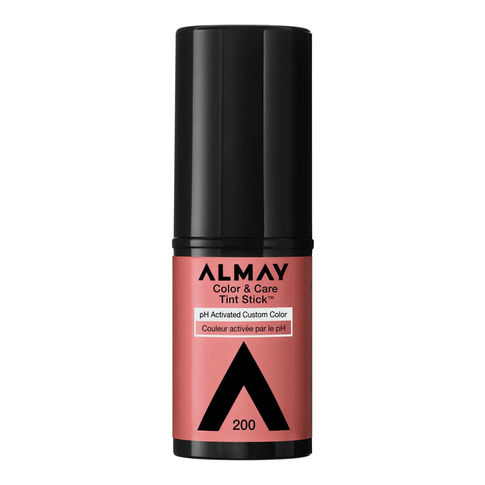 Almay Lip And Cheek Tint Color & Care Tint Stick Multi-Use Moisturizing Blush And Lip Color Dewy Finish 200 Coral Flush 0.25 Oz
