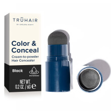 TRUHAIR Color & Conceal Corretivo de cor de cabelo para retoque de raiz  prova d'gua - Cobertura de cabelo para cobertura de cabelos grisalhos
