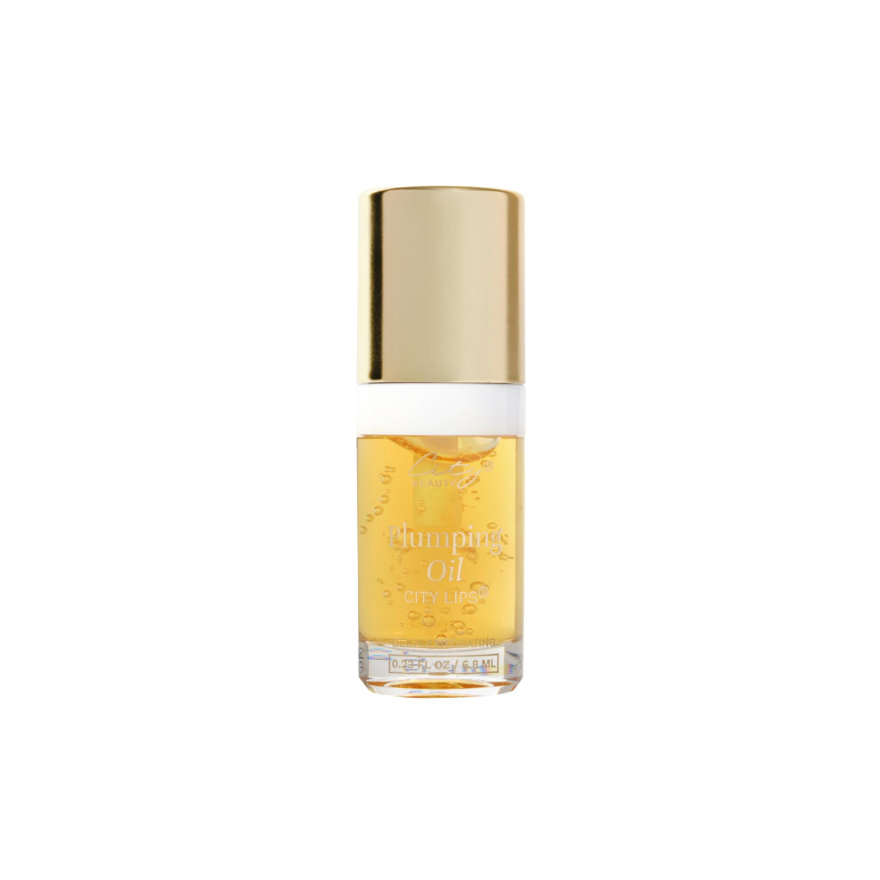 City Beauty City Lips Plumping Oil - Plump Hydrate Restore - Anti-Aging Lip Treatment - Plumping Lip Oil With Hyaluronic Acid & Plant Extracts