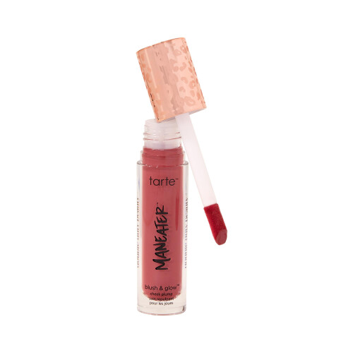 tarte maneater blush e brilho nas bochechas - berry