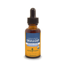 Herb Pharm Certified Organic Skullcap Liquid Extract for Nervous System Support Organic Cane Alcohol 1 Ounce