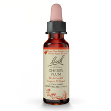 Bach Original Flower Remedies Cherry Plum (Non-Alcohol Formula) - Be in Control - Natural Homeopathic Flower Essence for Emotional Balance - Veg