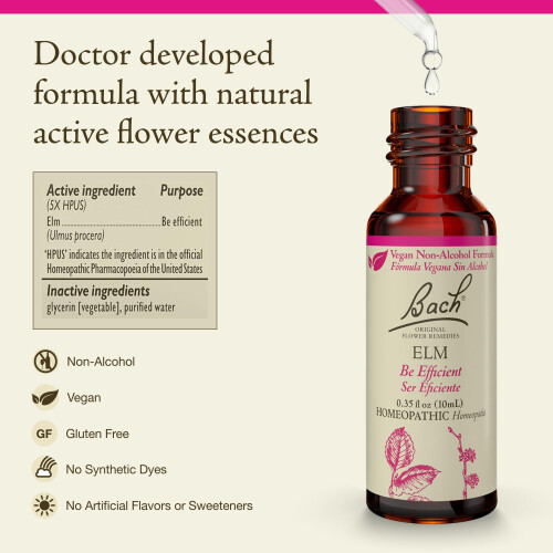 Bach, Original Blüten-Essenzen, Ulme, 0,35 fl oz (10 ml) 1