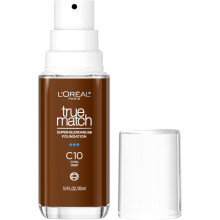 L'Oreal Paris True Match Match Fondazione Super-Blendlable Medium Copertura Fondazione Liquid Fondazione C10 Deep 1 Fl Oz