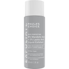 Paulas Choice 6% Mandelsyra + 2% Mjlksyra Exfoliant Mild Daglig AHA-peeling fr missfrgning Bupig textur & lyster fr knslig hud Doftfri & Par