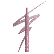 NYX PROFESSIONAL MAKEUP Epic Ink Glitz Liner, wasserfester metallischer Flssig-Eyeliner mit veganer Formel  Shimmer Stitch (Shimmer Mauve Purple)