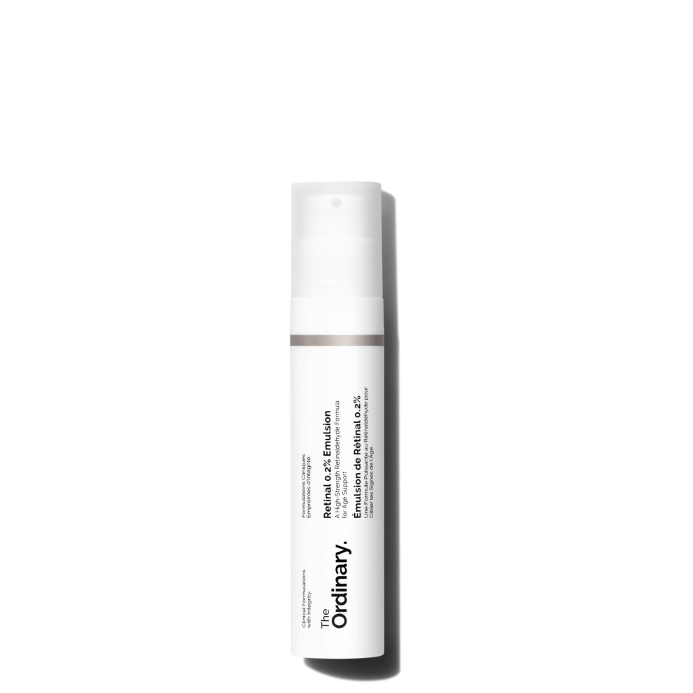 The Ordinary Retinal 0.2% Emulsion  High-Strength Retinoid Serum for Advanced Anti-Aging Support  0.5 Fl Oz